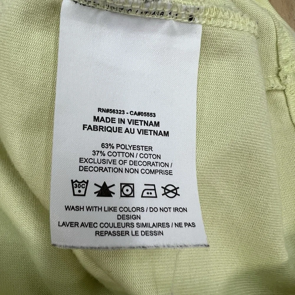 Nike ACG Dri-Fit Tee T-Shirt Mens Sz Medium Yellow